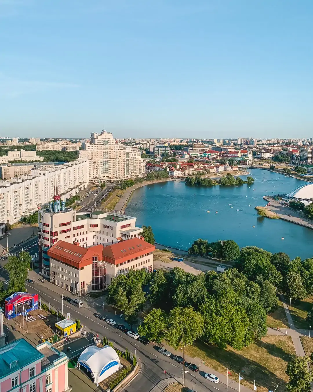 Upper Town in Minsk, Belarus